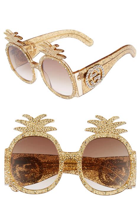 pineapple gucci glasses|gucci sunglasses clear.